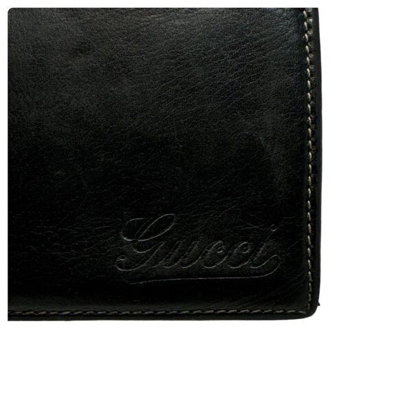 Gucci Cursive Logo Leather Bifold Wallet - Picture 5 of 8